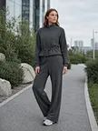 matching-set wide-leg pants supplier